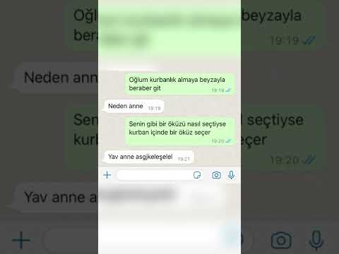 Komik Whatsapp Mesajları 29 #shorts #shortsvideo #whatsapp