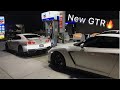 My tuner bought a 2017 GT-R! Random race with a Hellcat!