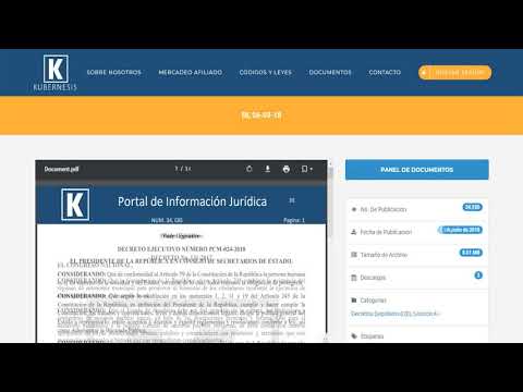 Vídeo Portal de Información Jurídica