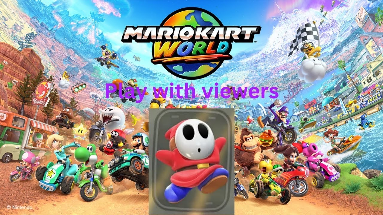 Shy Guy Kart World with Viewers #74