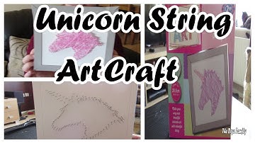 Unicorn String Art Craft