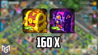 Opening 160 Chest in Clash of Zombies!! What I Got?!! screenshot 4