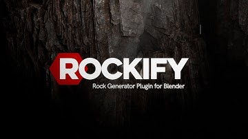 Rockify - Beginner Tutorial (Rock Generator Plugin for Blender)