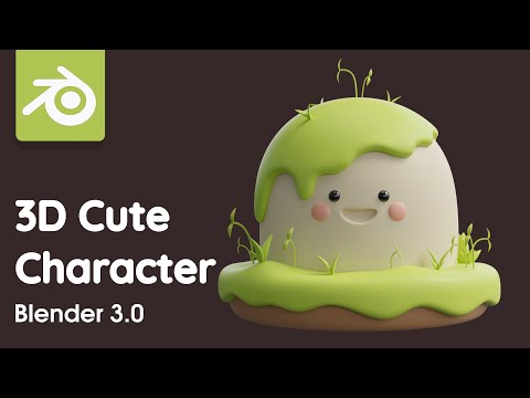 Cute Character Modeling | Blender Tutorial for Beginners [RealTime]