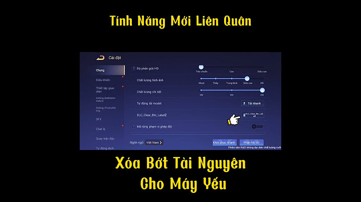 Cập nhật liên quân mất bao nhiêu dung lượng