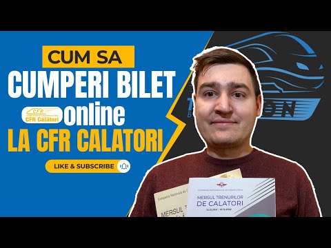 TUTORIAL - Bilet de tren online - CFR