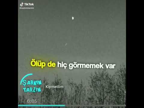 Ölüpte hiç görememek var  KIYMETLİM B&S