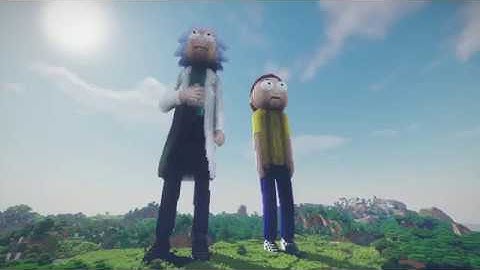 Rick and Morty Built in Minecraft!