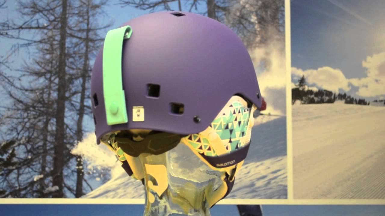 2015 Ski Helmet - purple matt 360° View - Sail and Ski -