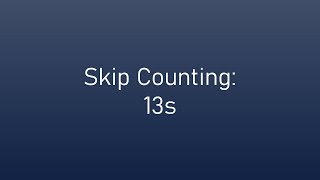 Celebrity CC Week 7 Math Skip Counting 13s 5th Ed Profile