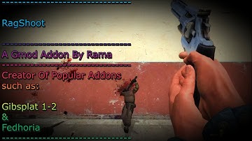 NPCS HOLD THEIR GUNS WHEN THEY DIE? | RagShoot | Gmod Addon Showcase