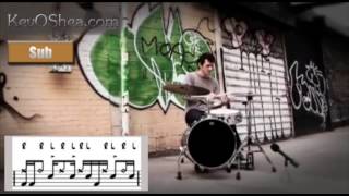 Jojo Mayer Secret Weapons DVD - Street Beats 01 Transcription