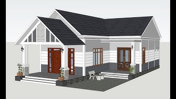 GỢI Ý MẪU NHÀ CẤP 4 CHỮ L MÁI THÁI 3 PHÒNG NGỦ ĐẸP | KIẾN TRÚC NHÀ VIỆT