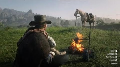 Red Dead Redemption 2|Weird visual glitch when loading into game