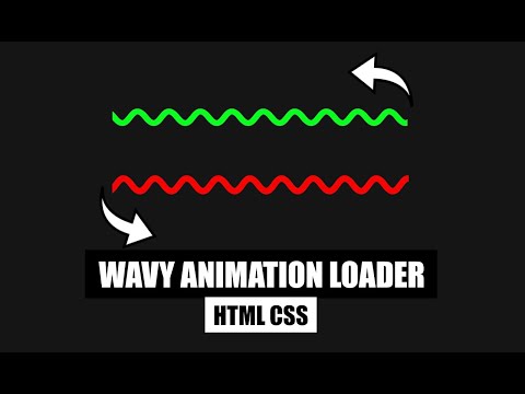 Wave Animation Loader CSS | How to make Wavy Preloader in CSS?