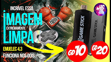 🔥A MELHOR DA INTERNET 🕹️game stick GD10/GD20💿UMA IMAGEM LIMPA muito Top | com o emuelec 4.3