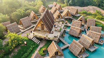 150 Days Building a Luxury Eco Bamboo Retreat on a Deserted Island Using Primitive Tools