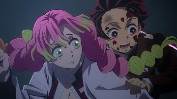 Mitsuri Saves Tanjiro | Mitsuri Enters Battle - Demon Slayer
