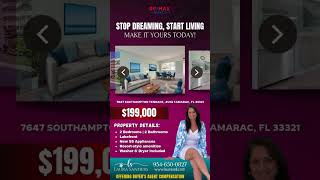 7647 Southampton Terrace, #214 Tamarac, FL 33321