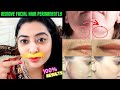 15 DAYS CHALLENGE-Remove Facial Hair at Home Permanently-No pain method/Remove upper lips, chin hair