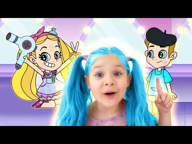 Diana and Roma Best Magical Makeover Cartoons class=