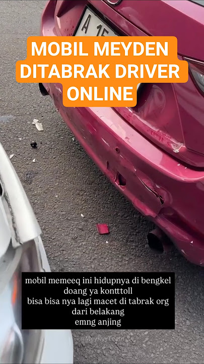 MEYDEN'S CAR HIT BY ONLINE DRIVER #meyden