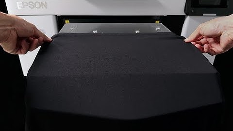 How to Load a Garment on the SureColor F2270 I 3 Easy Steps