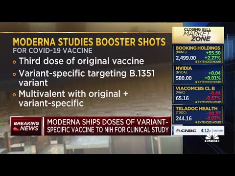 EU regulators assessing Moderna vaccine booster