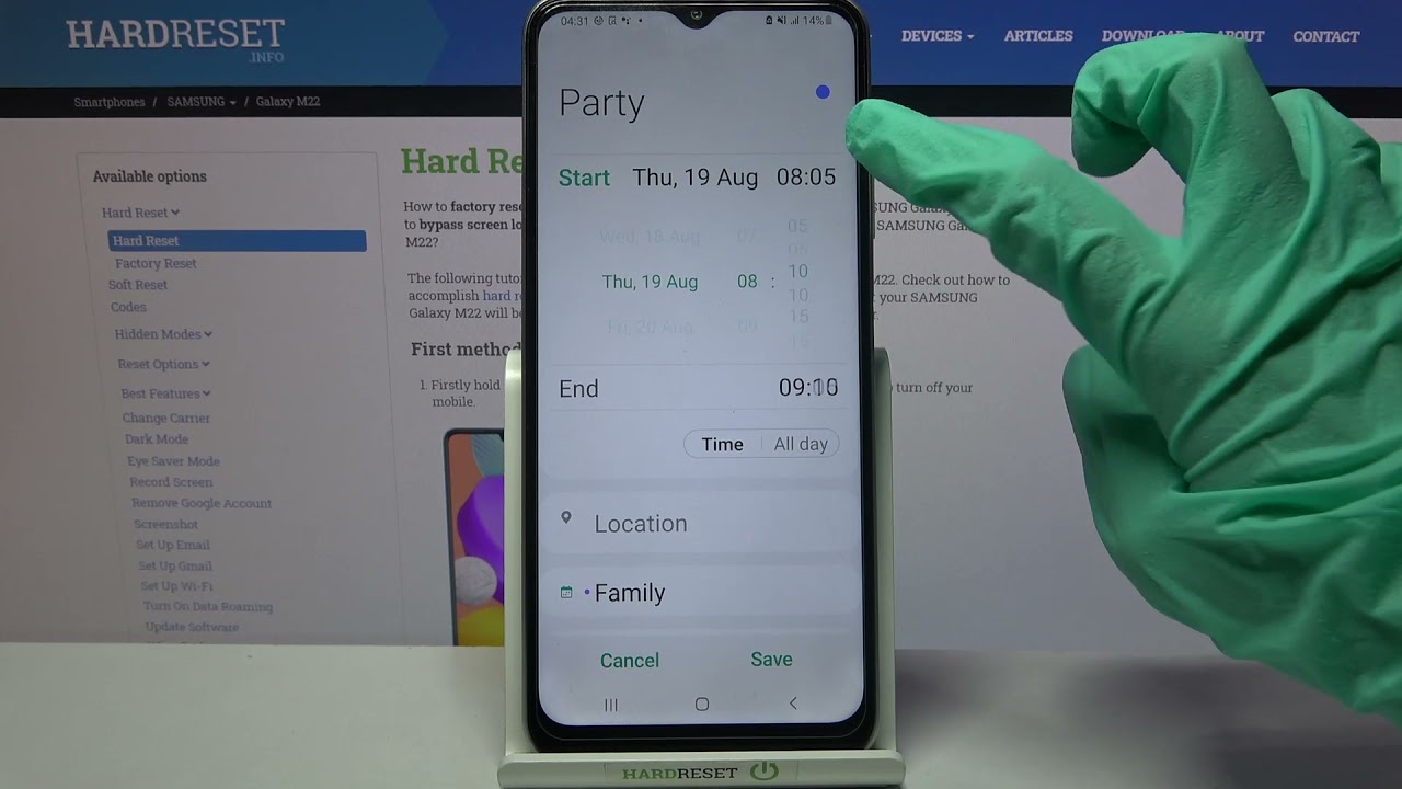 How To Add Event To Calendar On SAMSUNG Galaxy M22 Set Alert Reminder how-to-add-event-to-calendar-on-samsung-galaxy-m22-set-alert-reminder