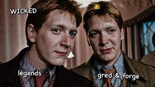 fred and george being iconic legends