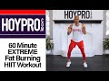 60 MIN EXTREME Fat Burning HIIT Pyramid Workout (No Equipment)