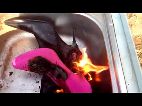 High heel burning