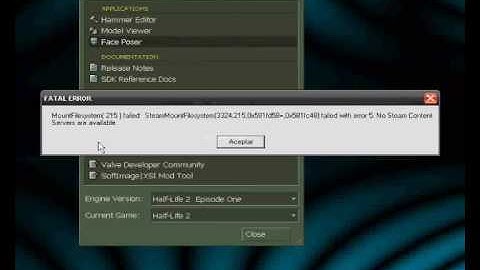 Face Poser Source SDK Error