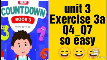 oxford || new countdown book 3 third edition || Exercise 3a || Q4_Q7 || easily solved