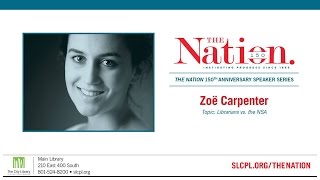 Salt Lake City Library Presents: The Nation - Zoë Carpenter screenshot 5