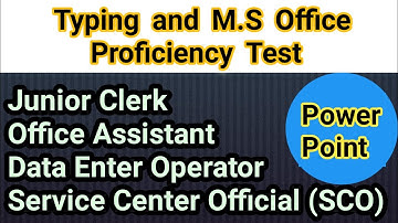 Typing and Proficiency Test | PPSC Proficiency Test | Microsoft Office Proficiency Test
