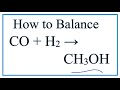 Balancing Chemical Equations and Products