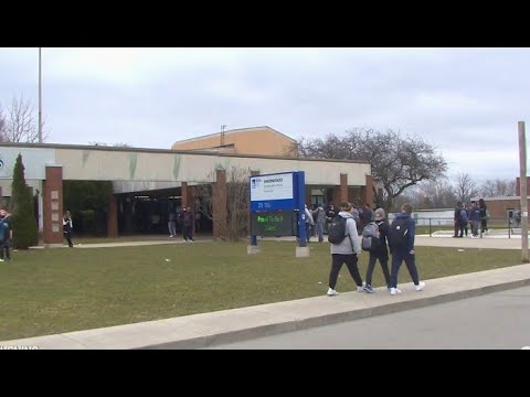 Students of Sherwood Secondary School walked out of class demanding their school stay open