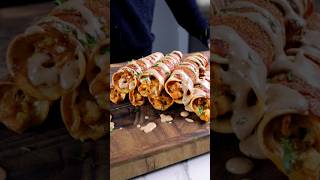 Bacon-Wrapped Taquitos | The BEST #GameDay Snack #taquitos #bacon #recipe #appetizer