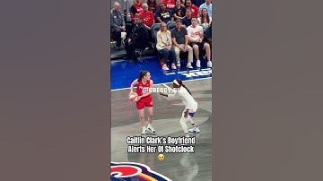 Caitlin Clark’s boyfriend lets her know about the shot clock #caitlinclark #basketball #wnba