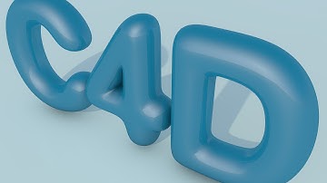 Cinema 4D Tutorial, How to Create  Balloon Text