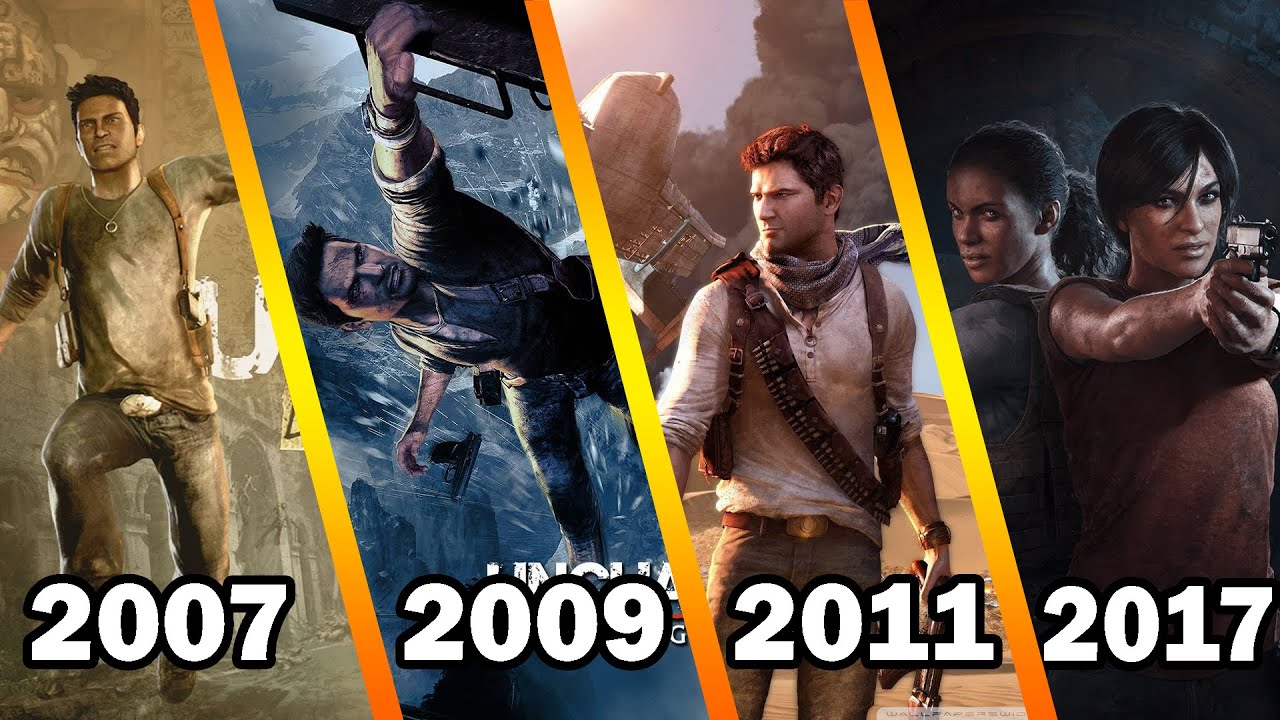 La Evolucion de UNCHARTED 2007-2017 (Uncharted Evolution)