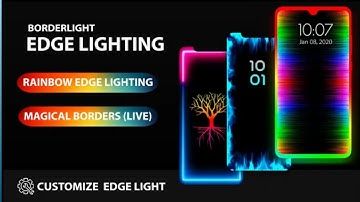 मोबाइल बॉर्डर लाइट अप्प || Mobile Border light app || border light for any android
