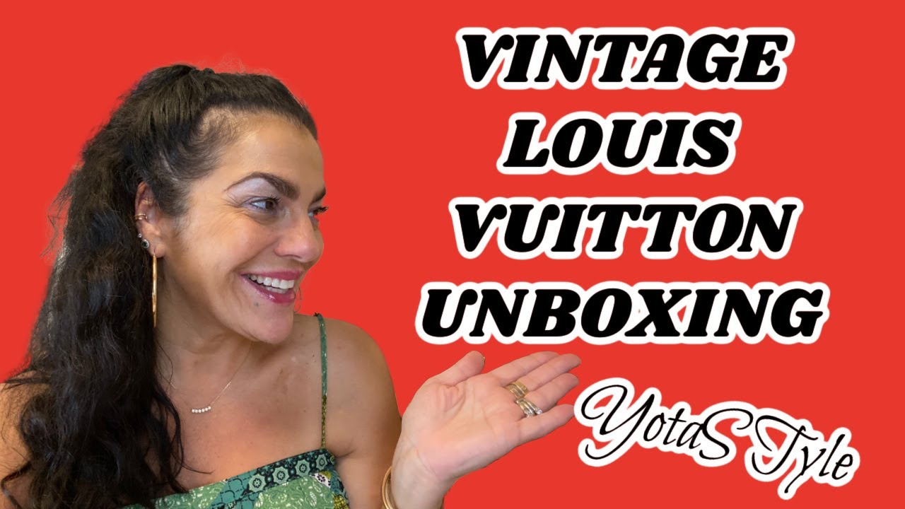 Unboxing a Vintage Louis Vuitton Alize 24 Heures!!! 