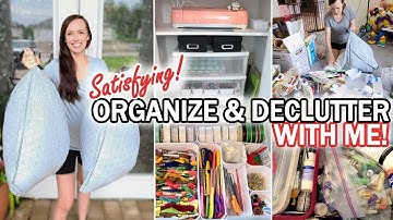 *NEW* ORGANIZE AND DECLUTTER WITH ME! | CRAFT ROOM ORGANIZATION | SHELBY MARYBETH
