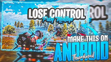 Make This Amazing Pubg Mobile Montage Thumbnail on Android | Thumbnail Like Capten gaming | BGMI