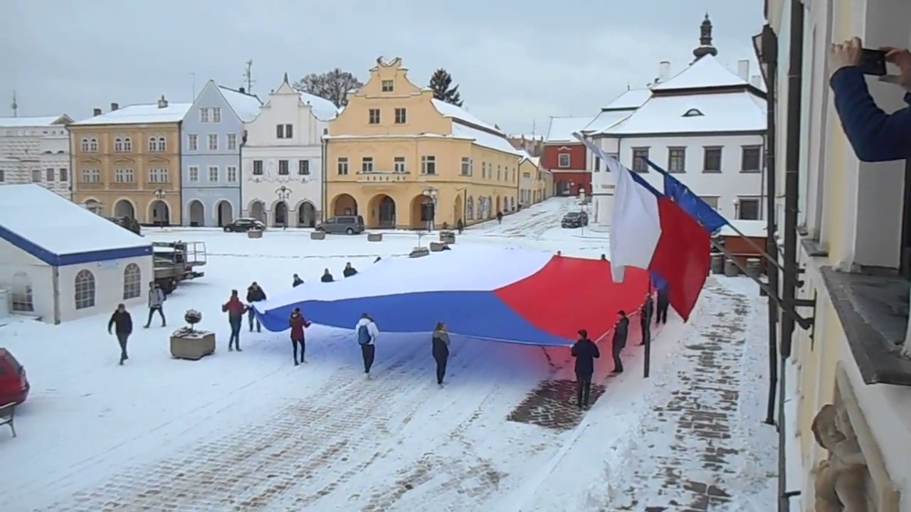 Video Největší vlajka České republiky
