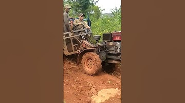 xe công nông kéo tời lên dốc