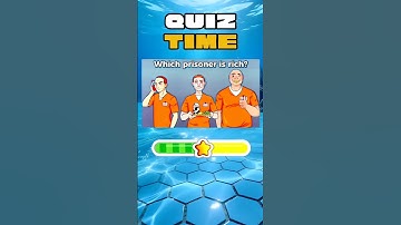 Which prisoner is rich QUIZ TIME fr #shorts #viral