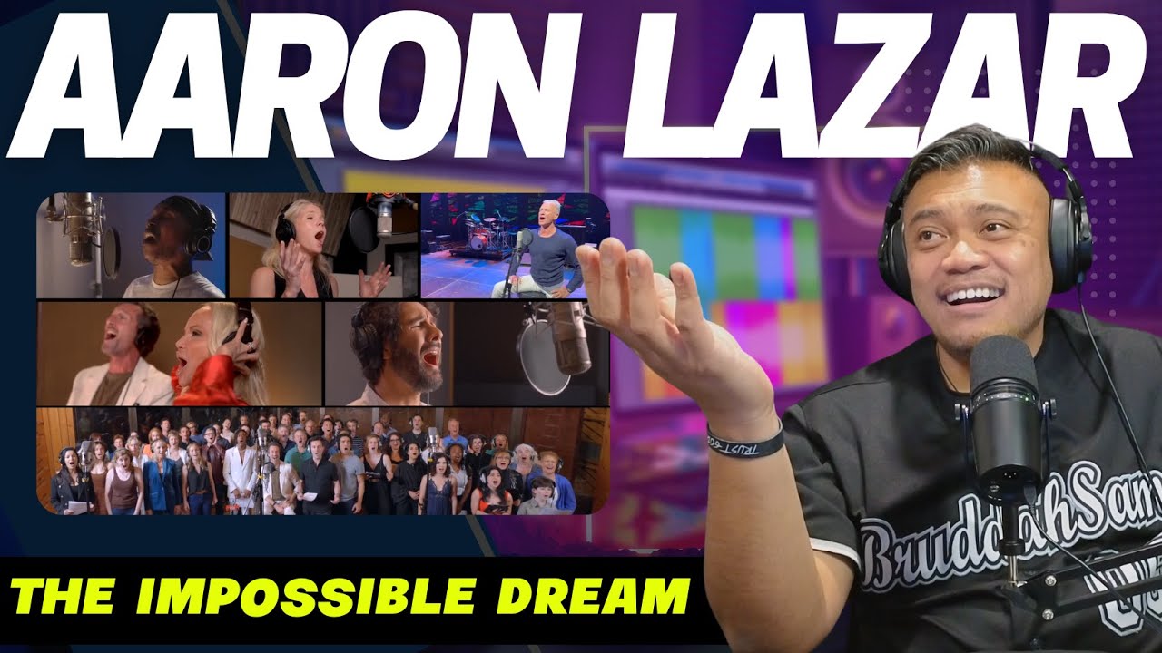 THE IMPOSSIBLE DREAM - AARON LAZAR x BROADWAY FOR ALS | Bruddah🤙🏼Sam's REACTION VIDEOS THE IMPOSSIBLE DREAM - AARON LAZAR x BROADWAY FOR ALS | Bruddah🤙🏼Sam's REACTION VIDEOS
